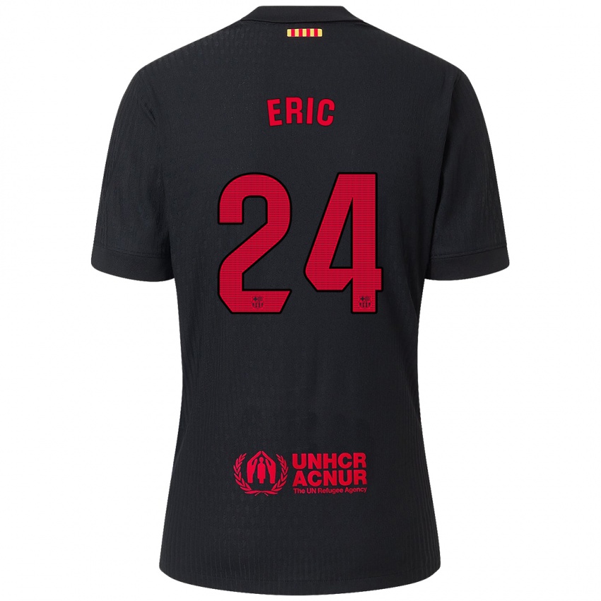 Kinderen Eric Garcia #24 Zwart Rood Uitshirt Uittenue 2024/25 T-Shirt