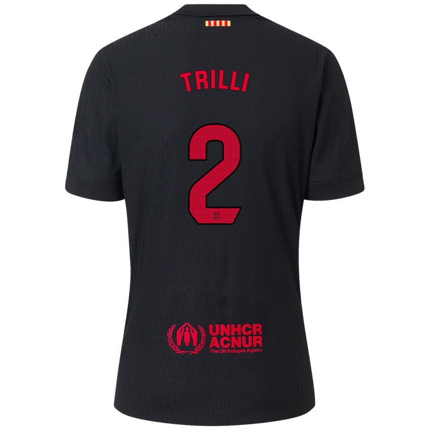 Kinderen Trilli #2 Zwart Rood Uitshirt Uittenue 2024/25 T-Shirt