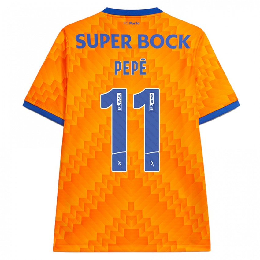 Kinderen Pepe #11 Oranje Uitshirt Uittenue 2024/25 T-Shirt