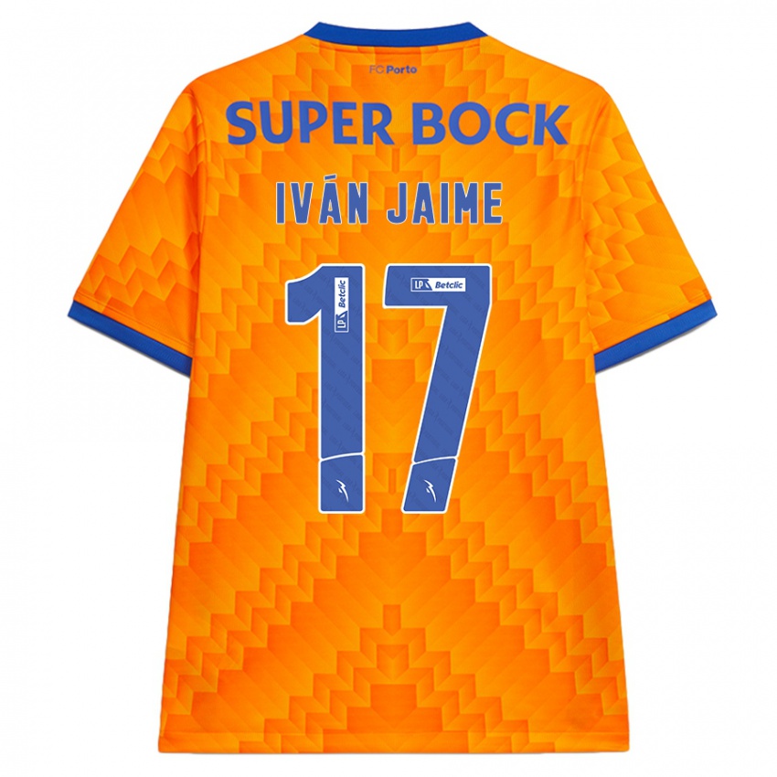 Kinderen Iván Jaime #17 Oranje Uitshirt Uittenue 2024/25 T-Shirt