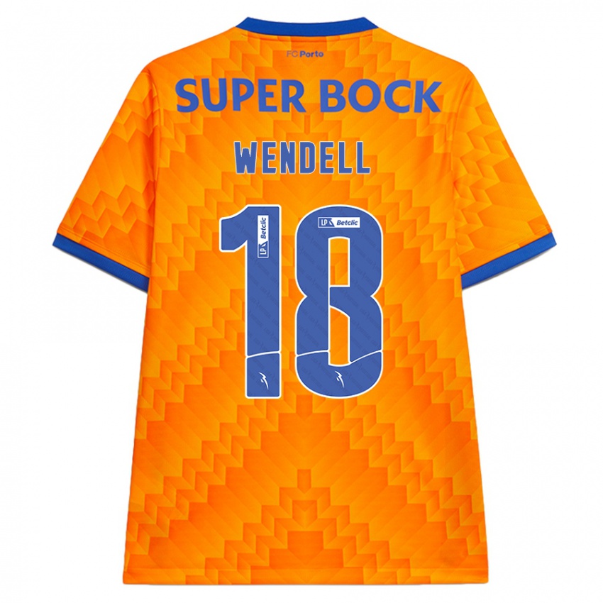 Kinderen Wendell #18 Oranje Uitshirt Uittenue 2024/25 T-Shirt