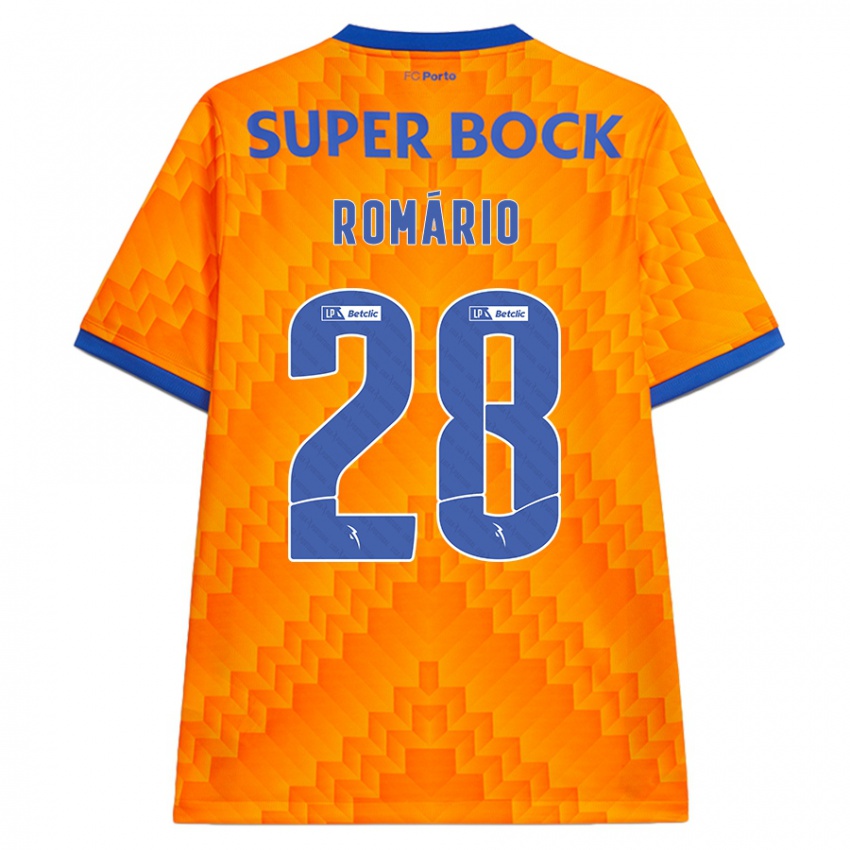 Kinderen Romario Baro #28 Oranje Uitshirt Uittenue 2024/25 T-Shirt