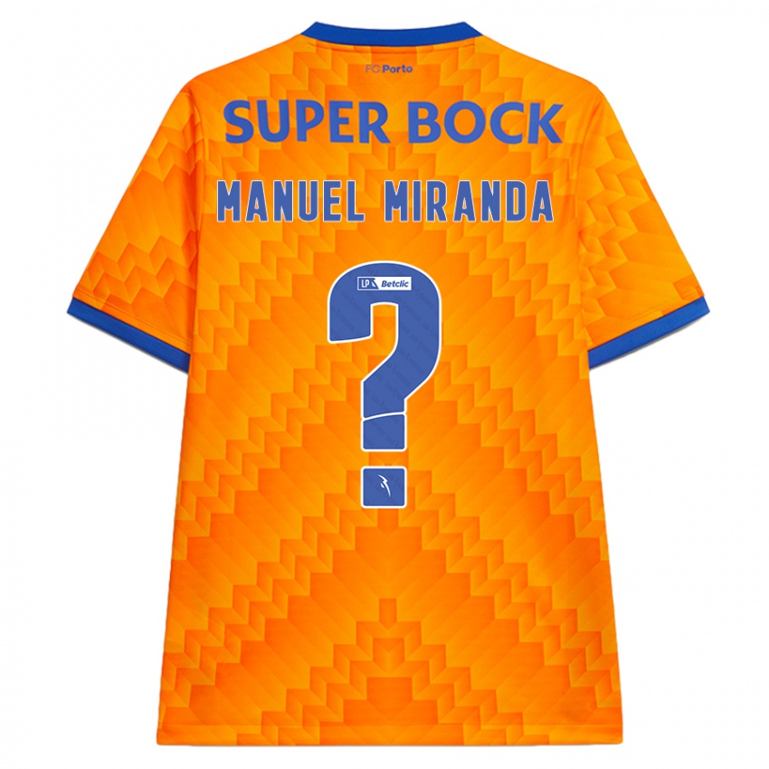 Kinderen Manuel Miranda #0 Oranje Uitshirt Uittenue 2024/25 T-Shirt