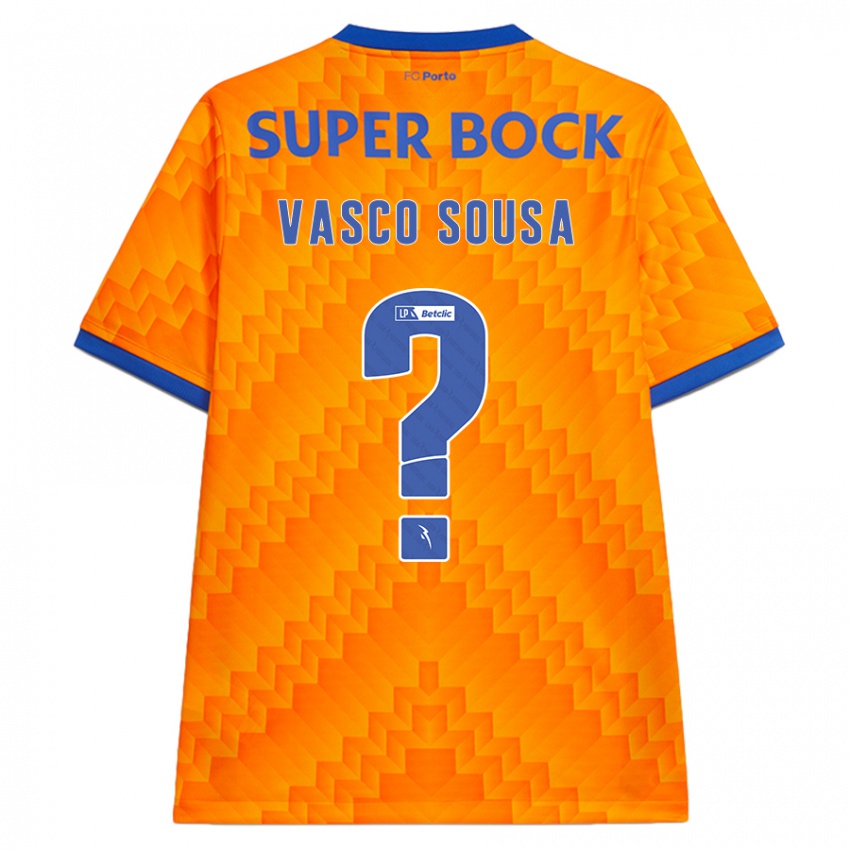 Kinderen Vasco Sousa #0 Oranje Uitshirt Uittenue 2024/25 T-Shirt