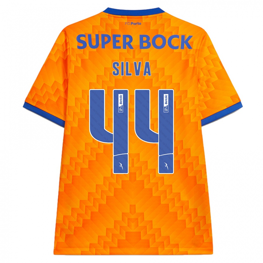 Kinderen Felipe Silva #44 Oranje Uitshirt Uittenue 2024/25 T-Shirt