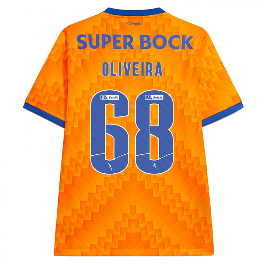 Kinderen André Oliveira #68 Oranje Uitshirt Uittenue 2024/25 T-Shirt