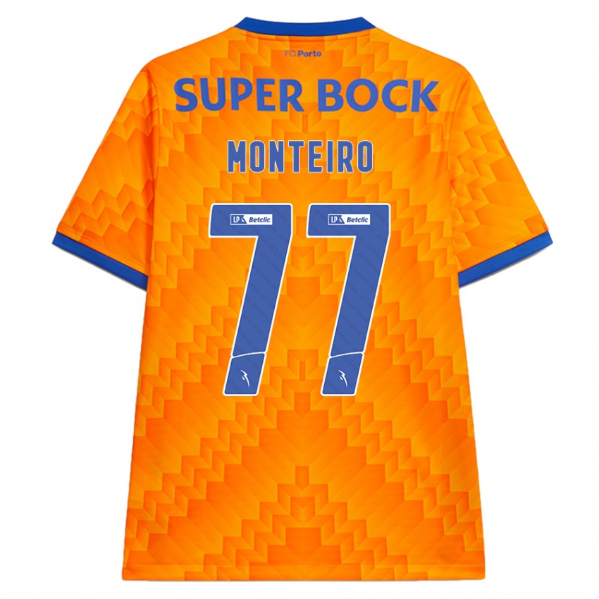 Kinderen Rui Monteiro #77 Oranje Uitshirt Uittenue 2024/25 T-Shirt