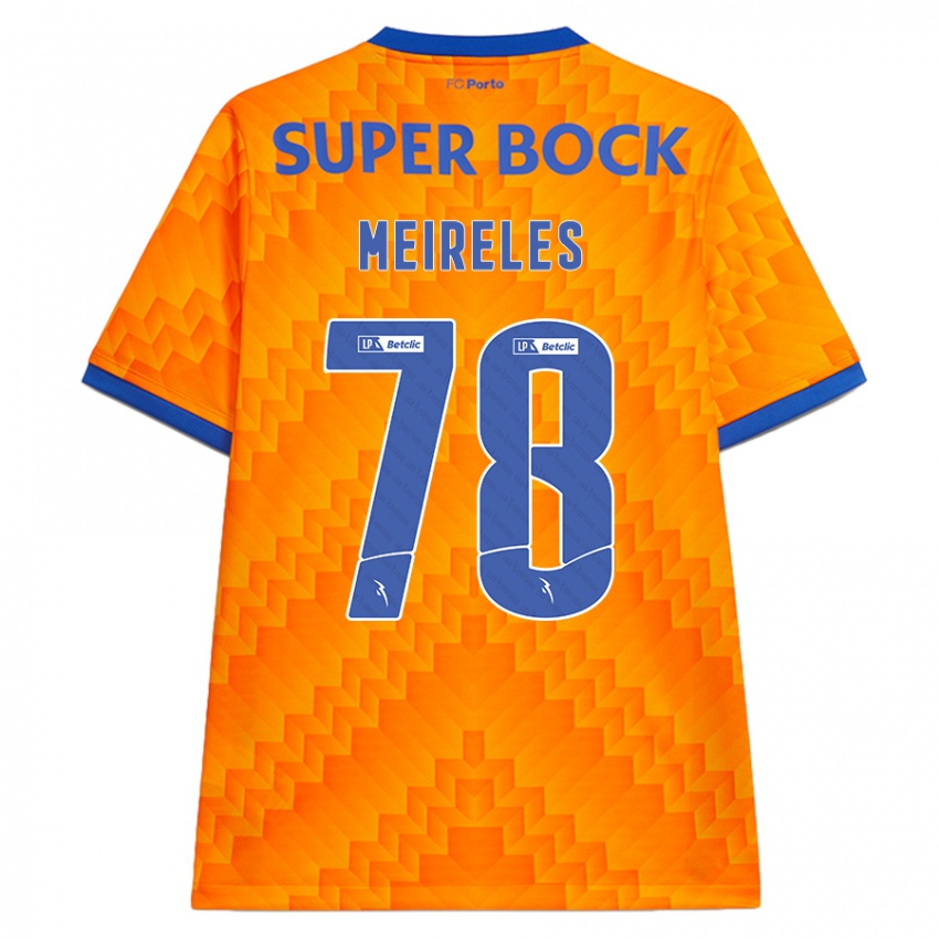 Kinderen Jorge Meireles #78 Oranje Uitshirt Uittenue 2024/25 T-Shirt