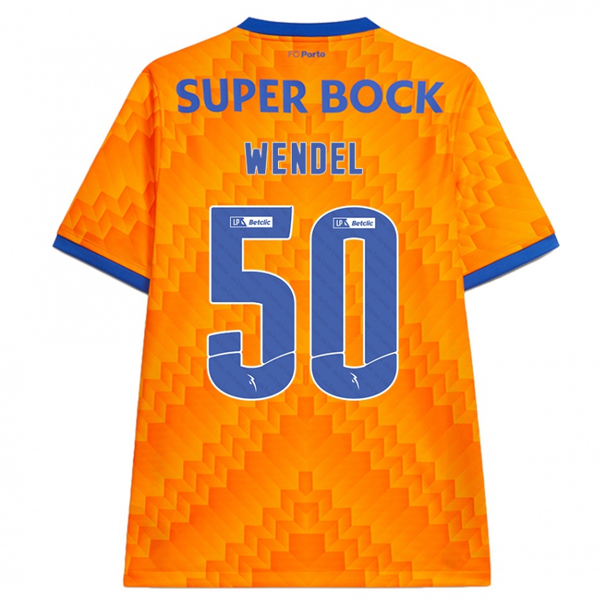 Kinderen Wendel #50 Oranje Uitshirt Uittenue 2024/25 T-Shirt