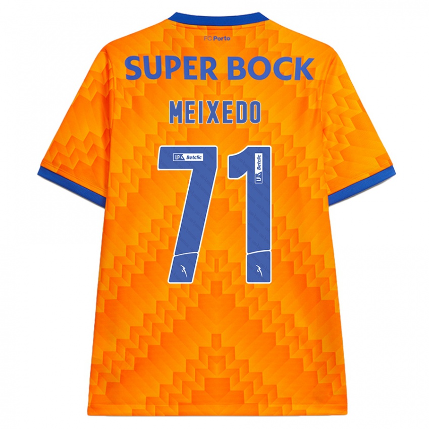 Kinderen Francisco Meixedo #71 Oranje Uitshirt Uittenue 2024/25 T-Shirt