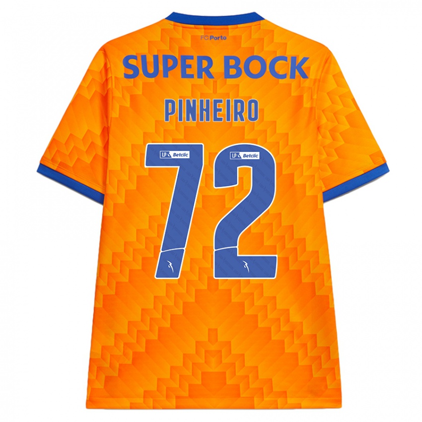 Kinderen Rodrigo Pinheiro #72 Oranje Uitshirt Uittenue 2024/25 T-Shirt