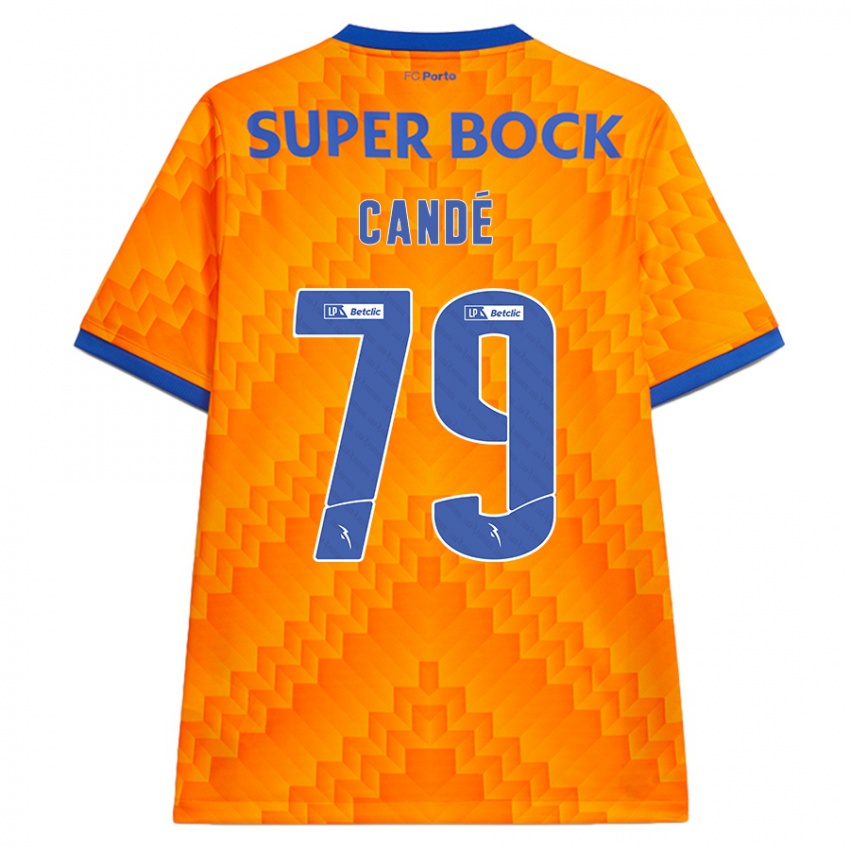 Kinderen Umaro Candé #79 Oranje Uitshirt Uittenue 2024/25 T-Shirt