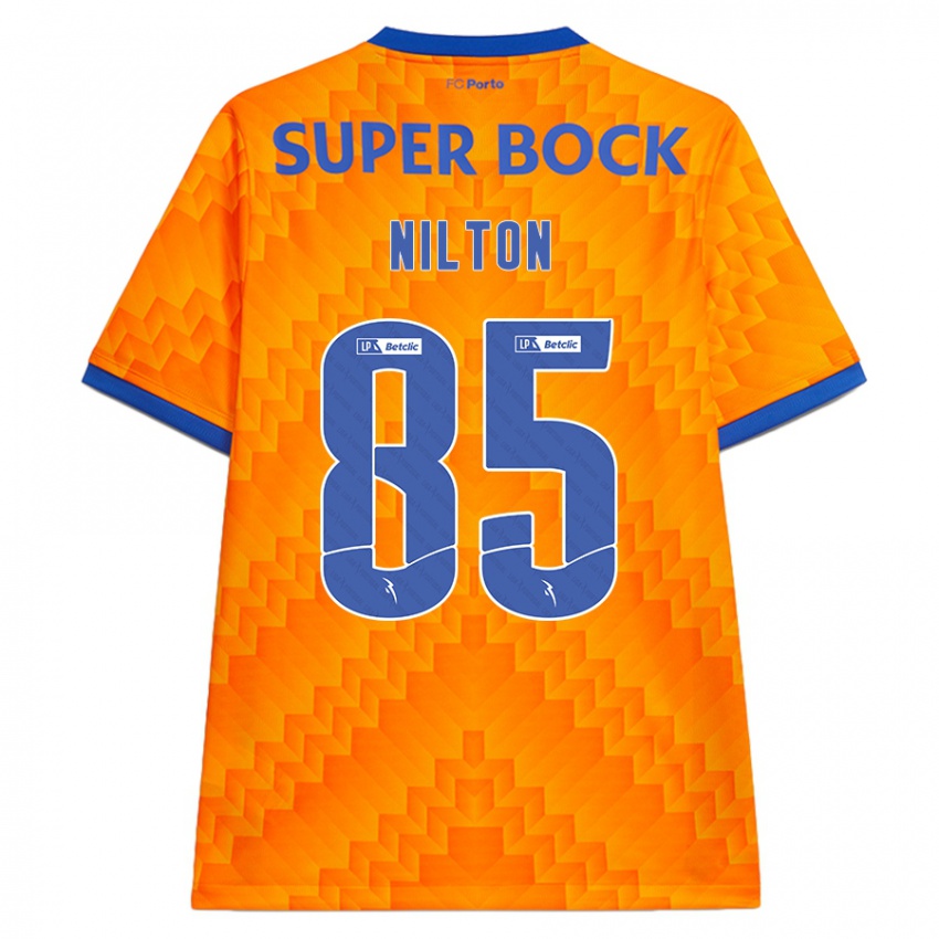 Kinderen Nilton #85 Oranje Uitshirt Uittenue 2024/25 T-Shirt