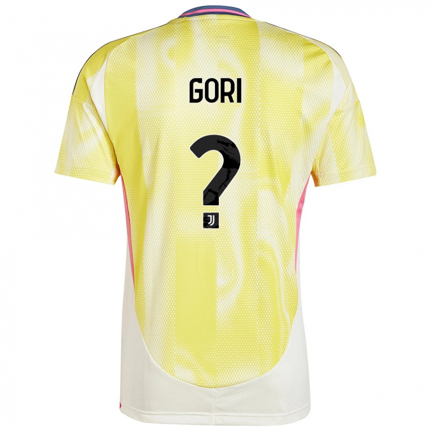 Kinderen Stefano Gori #0 Zonnig Geel Uitshirt Uittenue 2024/25 T-Shirt