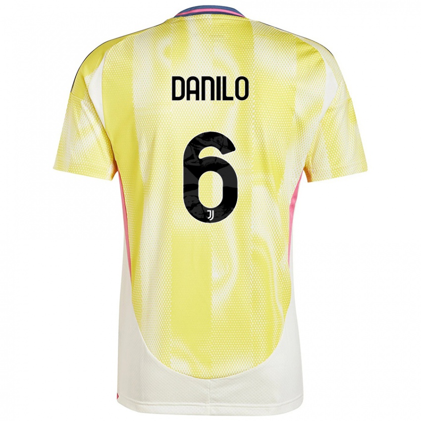 Kinderen Danilo #6 Zonnig Geel Uitshirt Uittenue 2024/25 T-Shirt