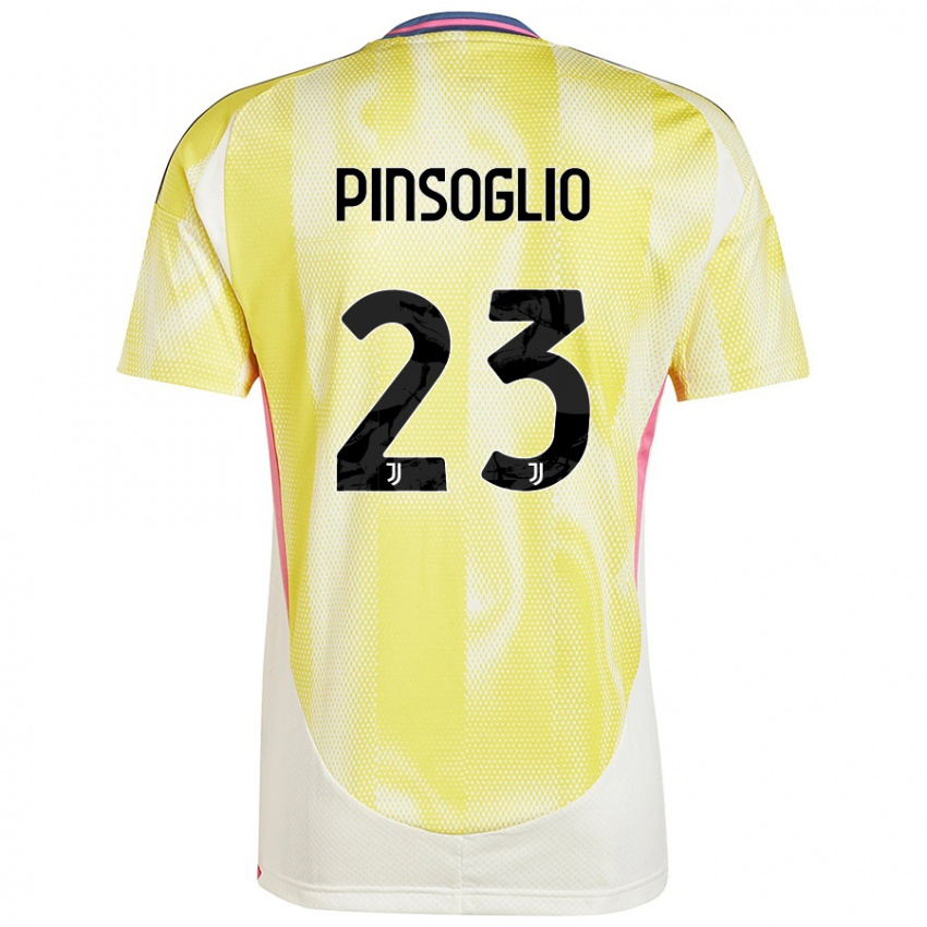 Kinderen Carlo Pinsoglio #23 Zonnig Geel Uitshirt Uittenue 2024/25 T-Shirt