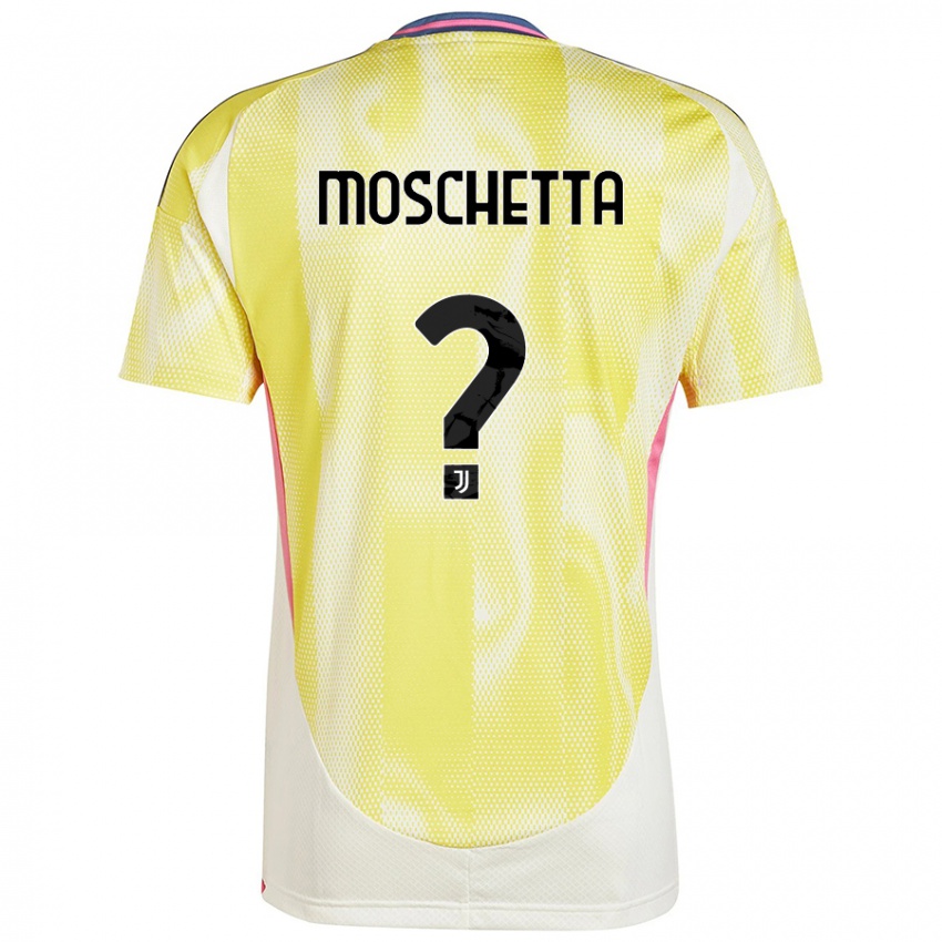 Kinderen Lorenzo Moschetta #0 Zonnig Geel Uitshirt Uittenue 2024/25 T-Shirt