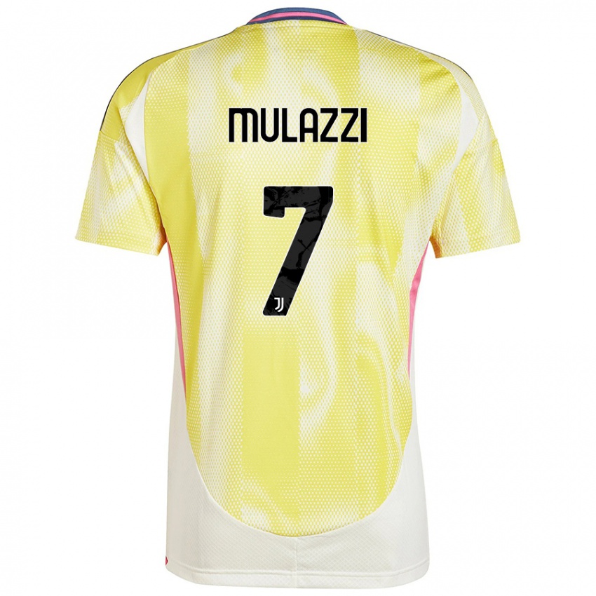 Kinderen Gabriele Mulazzi #7 Zonnig Geel Uitshirt Uittenue 2024/25 T-Shirt