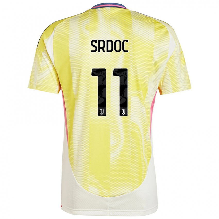 Kinderen Ivano Srdoc #11 Zonnig Geel Uitshirt Uittenue 2024/25 T-Shirt