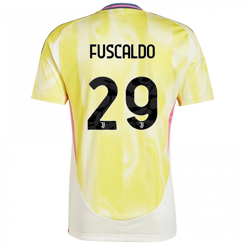 Kinderen Matteo Fuscaldo #29 Zonnig Geel Uitshirt Uittenue 2024/25 T-Shirt