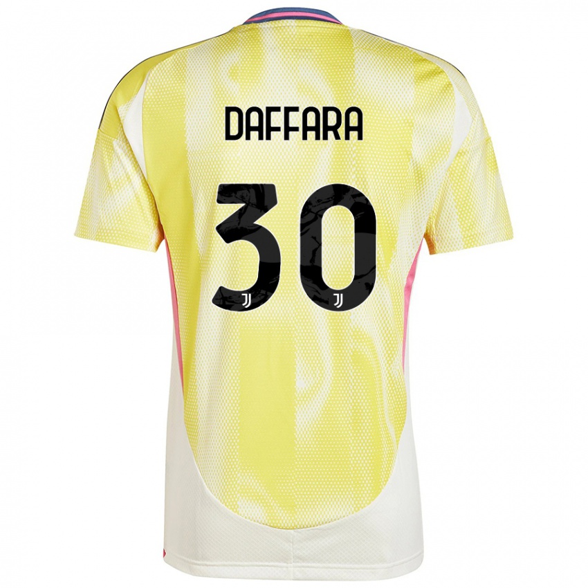 Kinderen Giovanni Daffara #30 Zonnig Geel Uitshirt Uittenue 2024/25 T-Shirt