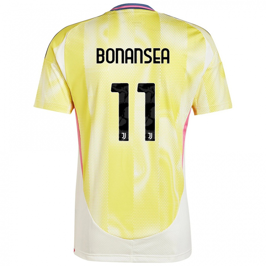 Kinderen Barbara Bonansea #11 Zonnig Geel Uitshirt Uittenue 2024/25 T-Shirt