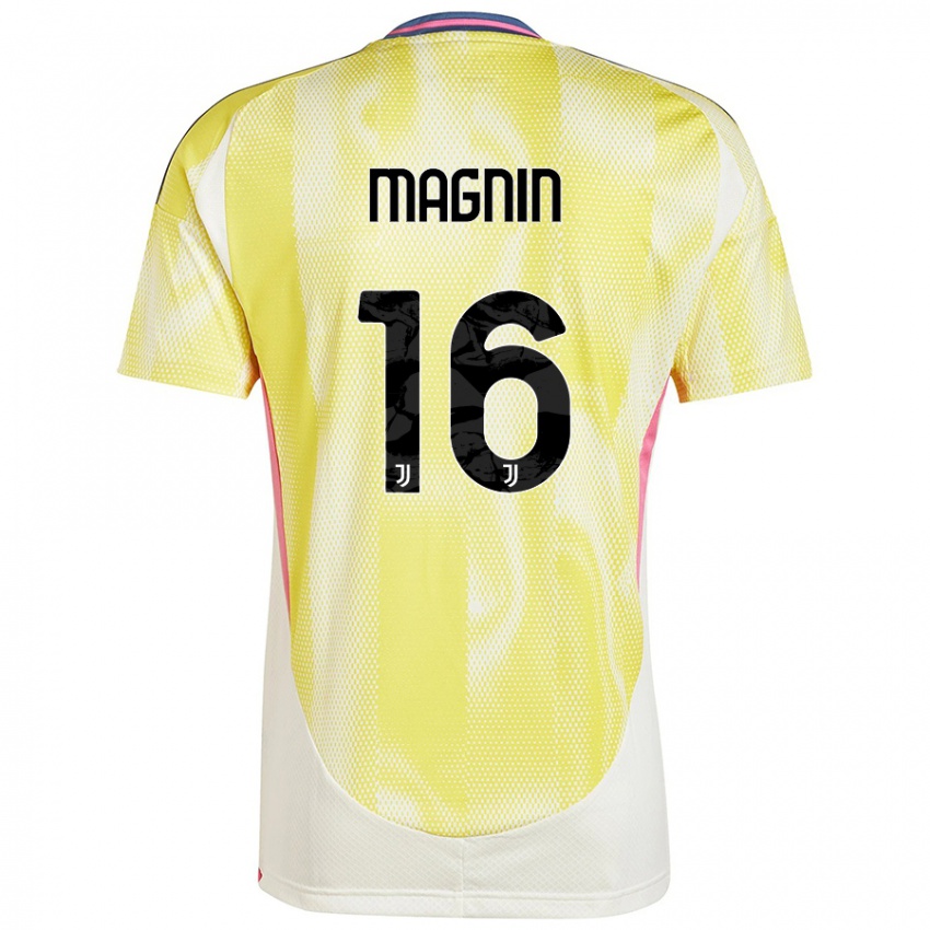 Kinderen Pauline Peyraud-Magnin #16 Zonnig Geel Uitshirt Uittenue 2024/25 T-Shirt