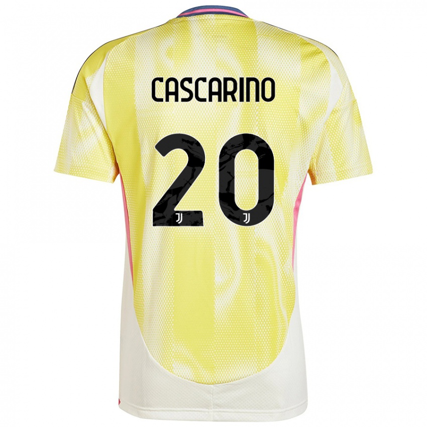 Kinderen Estelle Cascarino #20 Zonnig Geel Uitshirt Uittenue 2024/25 T-Shirt