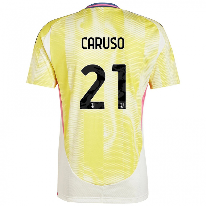 Kinderen Arianna Caruso #21 Zonnig Geel Uitshirt Uittenue 2024/25 T-Shirt