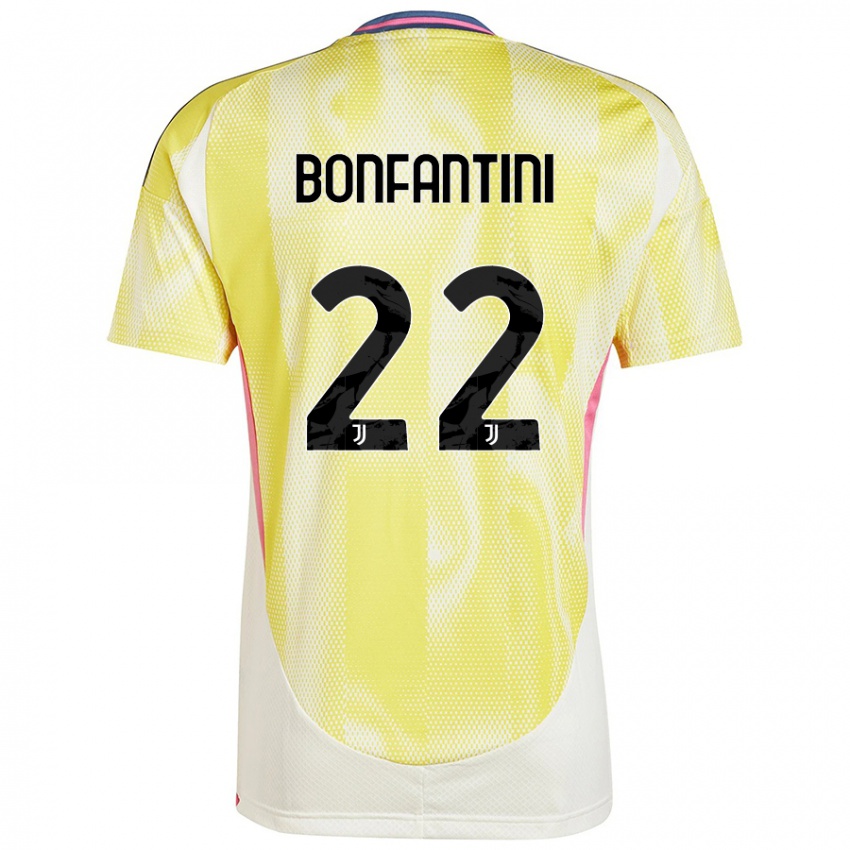 Kinderen Agnese Bonfantini #22 Zonnig Geel Uitshirt Uittenue 2024/25 T-Shirt