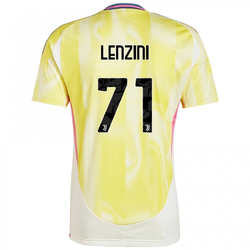 Kinderen Martina Lenzini #71 Zonnig Geel Uitshirt Uittenue 2024/25 T-Shirt