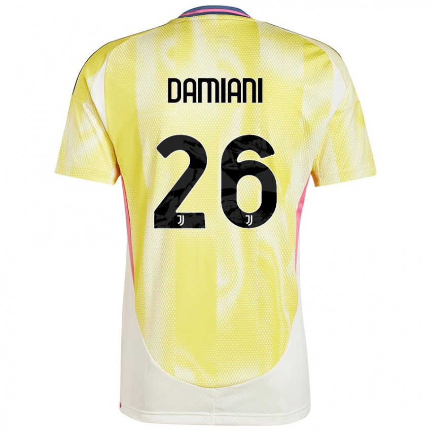 Kinderen Samuele Damiani #26 Zonnig Geel Uitshirt Uittenue 2024/25 T-Shirt