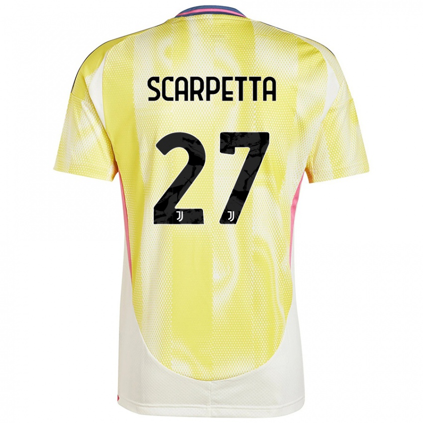 Kinderen Jacopo Scarpetta #27 Zonnig Geel Uitshirt Uittenue 2024/25 T-Shirt