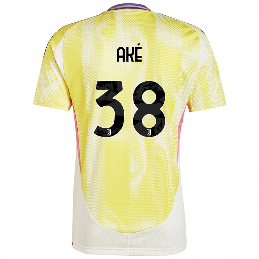 Kinderen Marley Ake #38 Zonnig Geel Uitshirt Uittenue 2024/25 T-Shirt