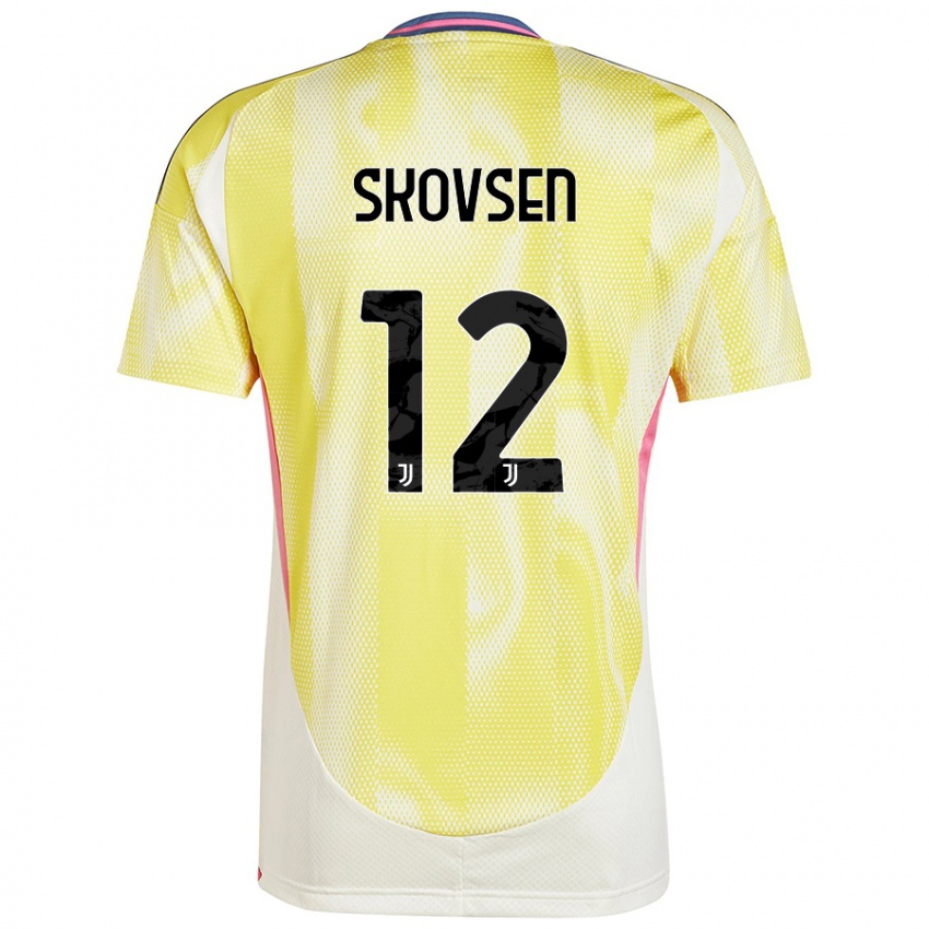 Kinderen Matilde Lundorf Skovsen #12 Zonnig Geel Uitshirt Uittenue 2024/25 T-Shirt