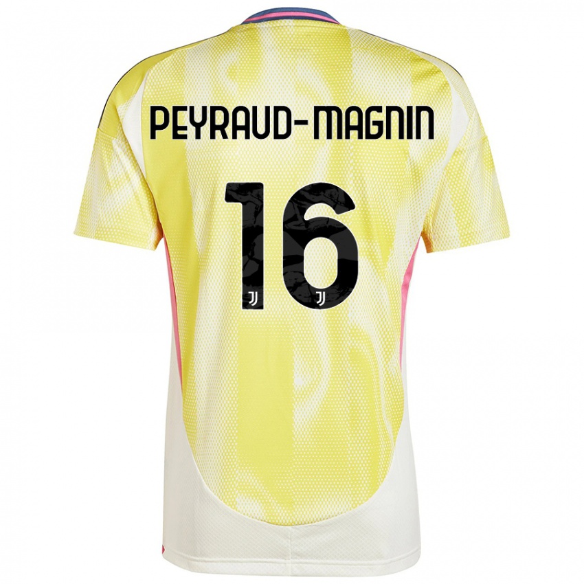 Kinderen Pauline Peyraud-Magnin #16 Zonnig Geel Uitshirt Uittenue 2024/25 T-Shirt