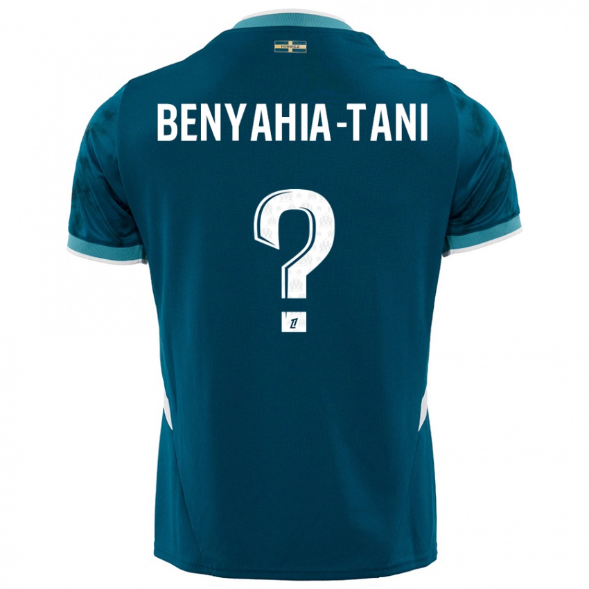 Kinderen Aylan Benyahia-Tani #0 Turkoois Blauw Uitshirt Uittenue 2024/25 T-Shirt