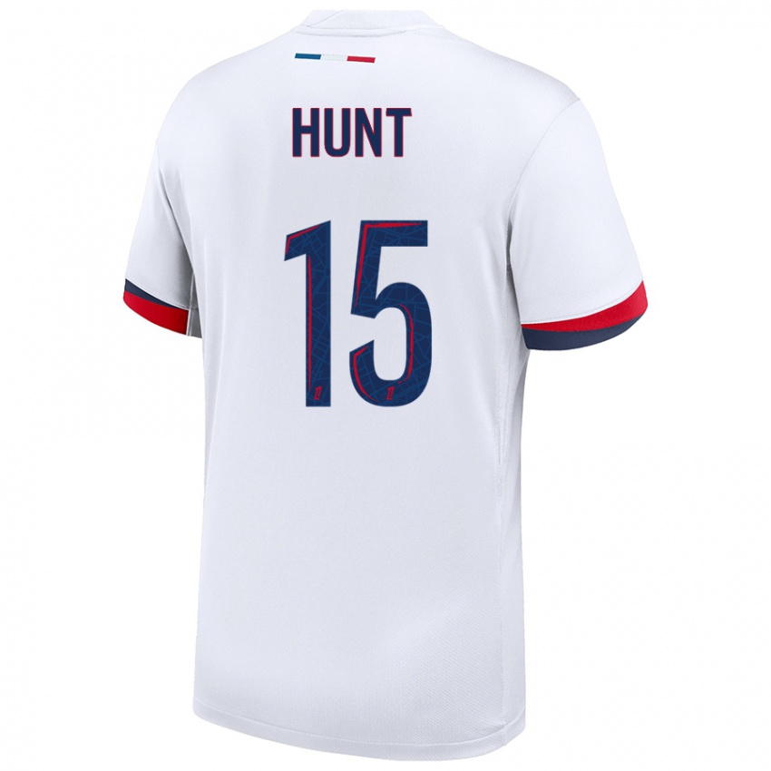 Kinderen Clare Hunt #15 Wit Blauw Rood Uitshirt Uittenue 2024/25 T-Shirt