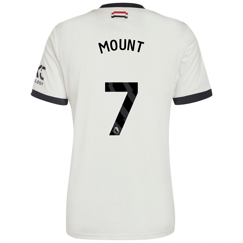 Kinderen Mason Mount #7 Gebroken Wit Thuisshirt Derde Tenue 2024/25 T-Shirt