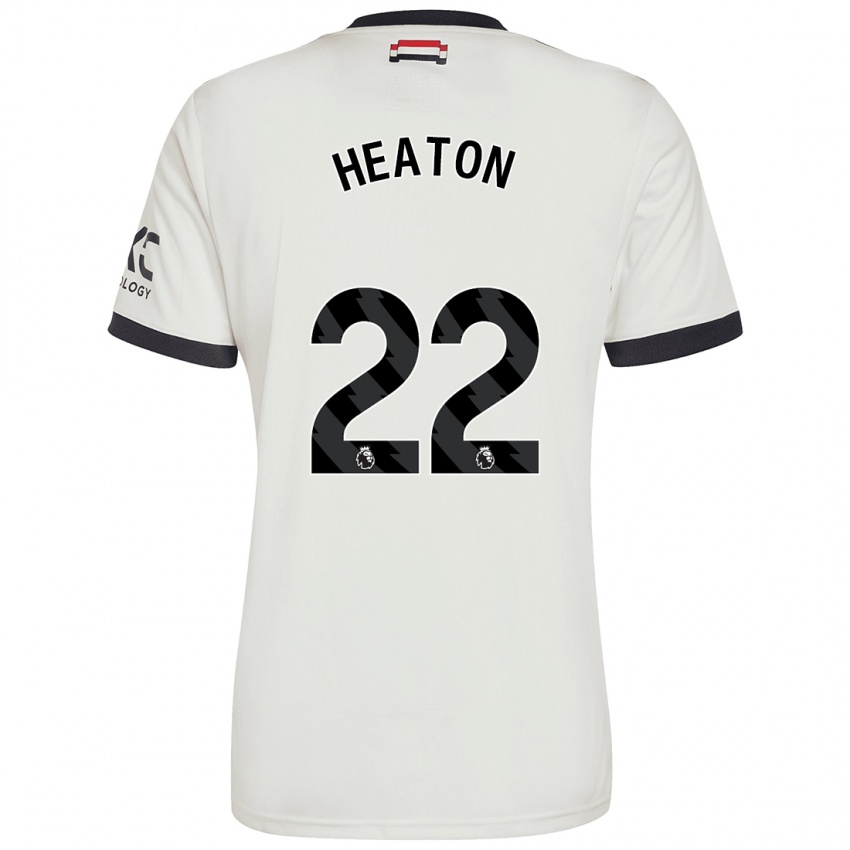 Kinderen Tom Heaton #22 Gebroken Wit Thuisshirt Derde Tenue 2024/25 T-Shirt