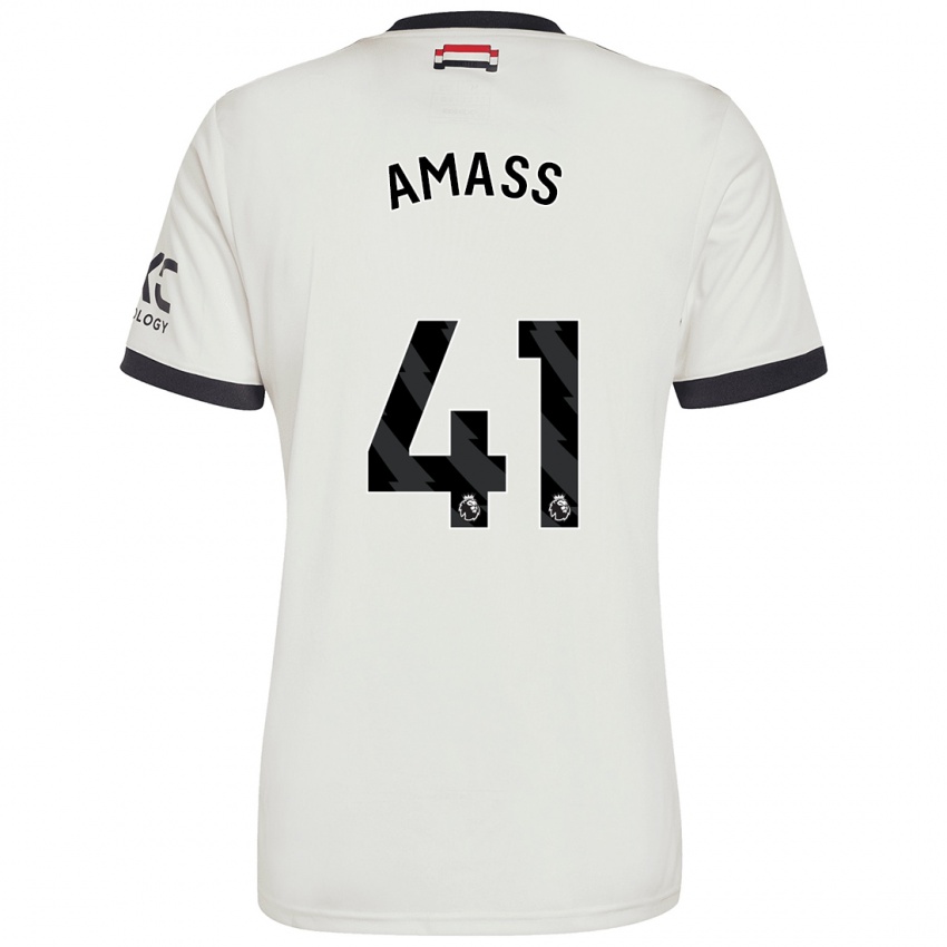 Kinderen Harry Amass #41 Gebroken Wit Thuisshirt Derde Tenue 2024/25 T-Shirt