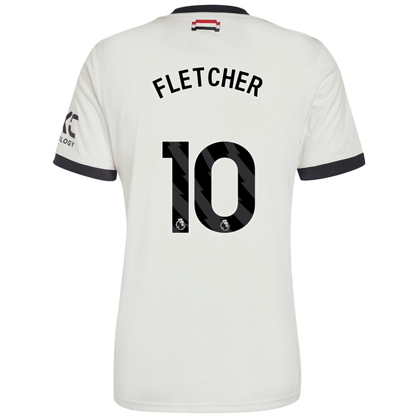 Kinderen Jack Fletcher #10 Gebroken Wit Thuisshirt Derde Tenue 2024/25 T-Shirt