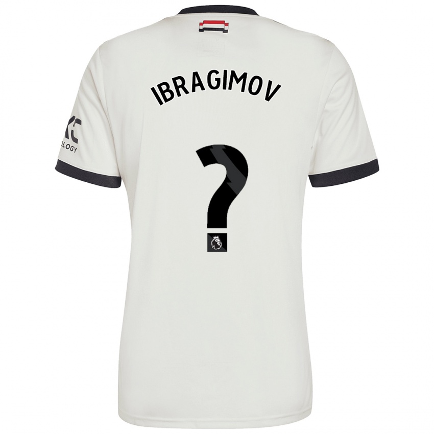 Kinderen Amir Ibragimov #0 Gebroken Wit Thuisshirt Derde Tenue 2024/25 T-Shirt