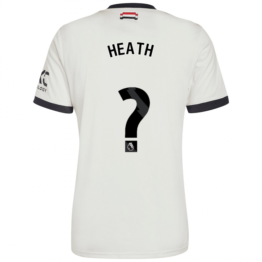 Kinderen Fred Heath #0 Gebroken Wit Thuisshirt Derde Tenue 2024/25 T-Shirt