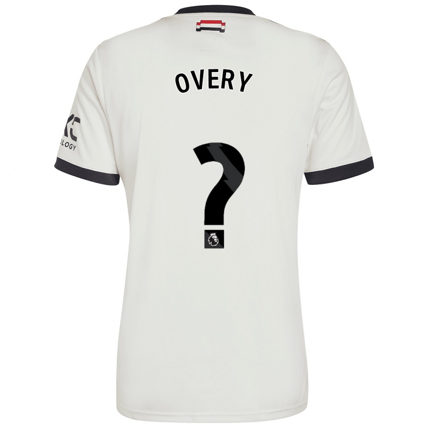 Kinderen James Overy #0 Gebroken Wit Thuisshirt Derde Tenue 2024/25 T-Shirt