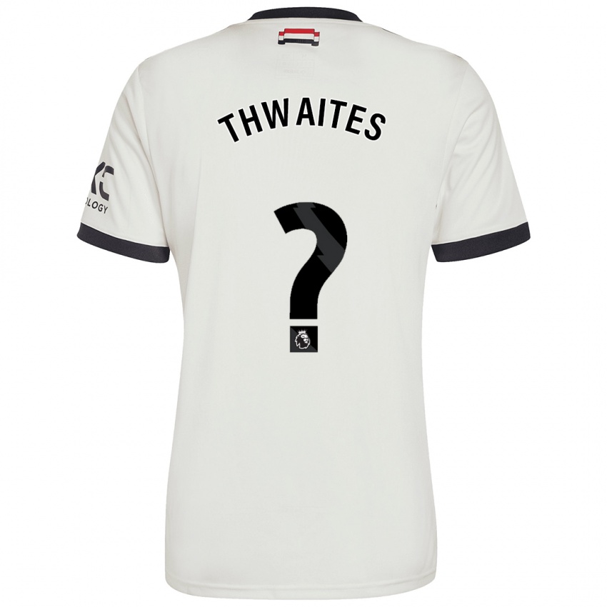 Kinderen Jim Thwaites #0 Gebroken Wit Thuisshirt Derde Tenue 2024/25 T-Shirt