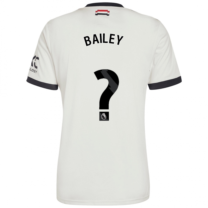 Kinderen James Bailey #0 Gebroken Wit Thuisshirt Derde Tenue 2024/25 T-Shirt