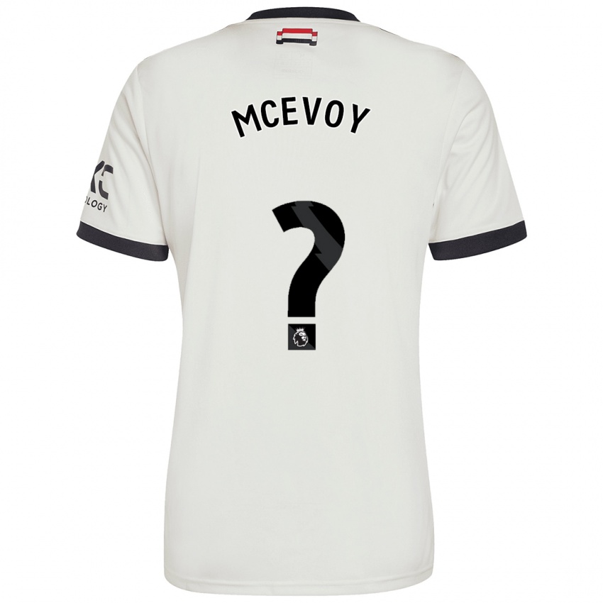 Kinderen Jay Mcevoy #0 Gebroken Wit Thuisshirt Derde Tenue 2024/25 T-Shirt