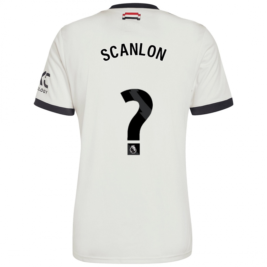 Kinderen Luca Scanlon #0 Gebroken Wit Thuisshirt Derde Tenue 2024/25 T-Shirt