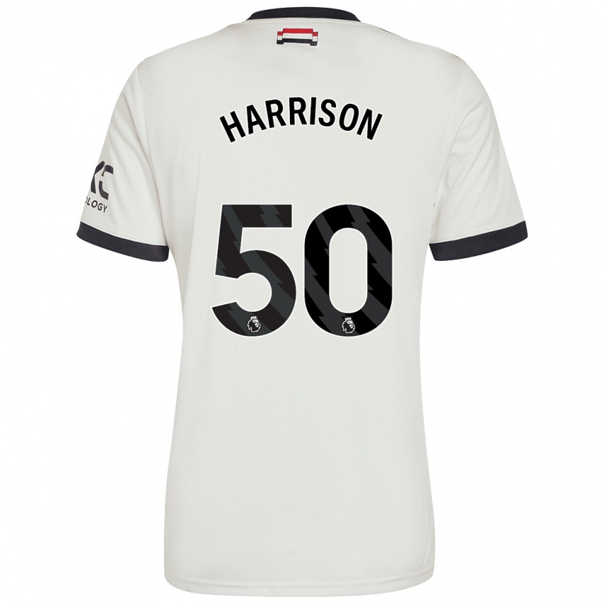 Kinderen Elyh Harrison #50 Gebroken Wit Thuisshirt Derde Tenue 2024/25 T-Shirt